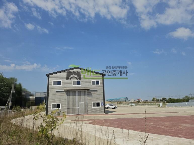 양감 주기장 주차장 야적장 임대 건물 60평 2개동 총 120평 츄레라 진입 